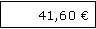 Textfeld: 41,60 
