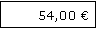 Textfeld: 54,00 